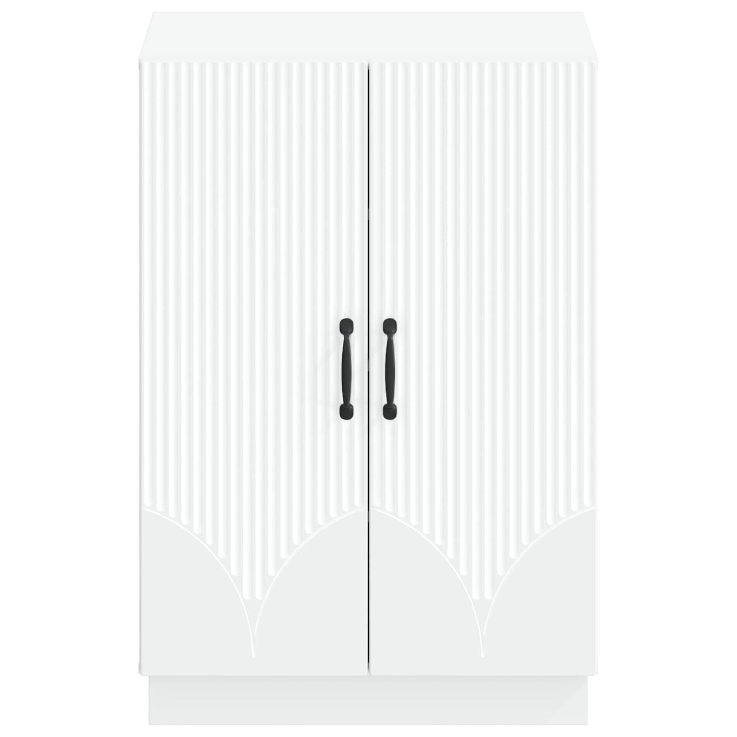 vidaXL Shoe Cabinet HOORN 59.5 x 39.5 x 87 cm Engineered Wood White
