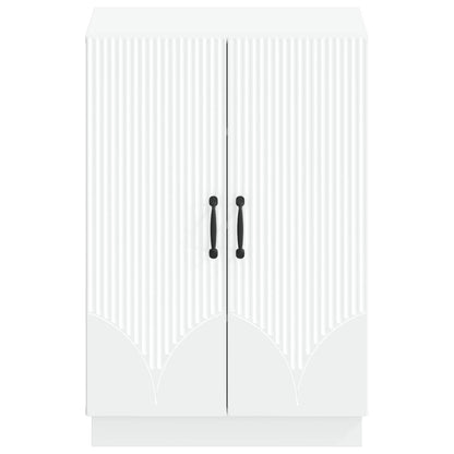 vidaXL Shoe Cabinet HOORN 59.5 x 39.5 x 87 cm Engineered Wood White