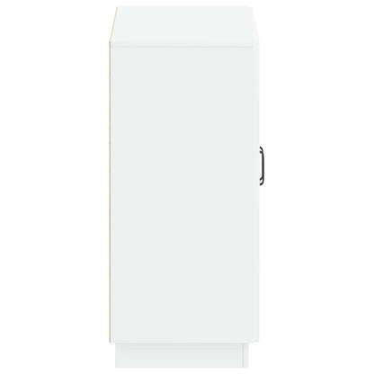 vidaXL Shoe Cabinet HOORN 59.5 x 39.5 x 87 cm Engineered Wood White