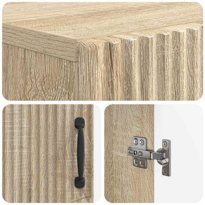 vidaXL Shoe Cabinet HOORN 59.5 x 39.5 x 87 cm Engineered Wood