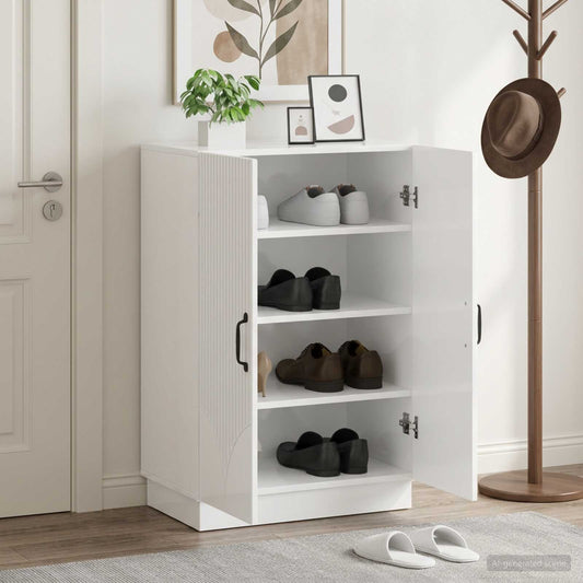 vidaXL Shoe Cabinet HOORN 59.5 x 39.5 x 87 cm Engineered Wood