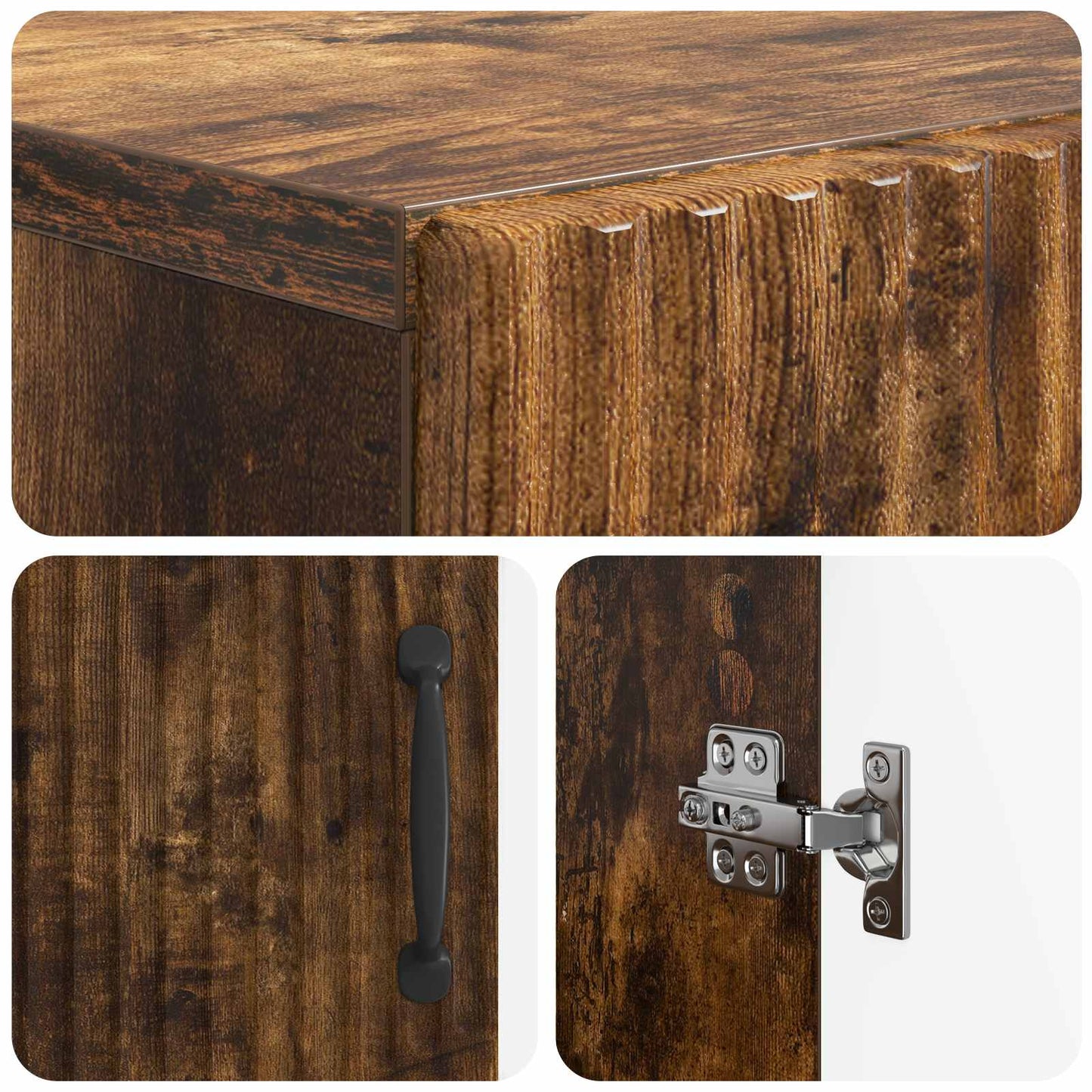 vidaXL Shoe Cabinet HOORN 59.5 x 39.5 x 87 cm Engineered Wood