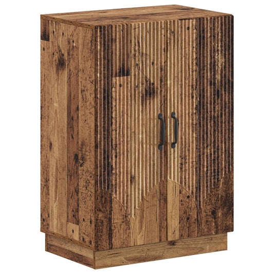 vidaXL Shoe Cabinet HOORN 59.5 x 39.5 x 87 cm Engineered Wood Old Wood