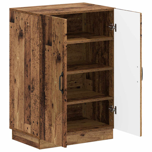 vidaXL Shoe Cabinet HOORN 59.5 x 39.5 x 87 cm Engineered Wood Old Wood