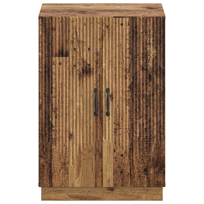 vidaXL Shoe Cabinet HOORN 59.5 x 39.5 x 87 cm Engineered Wood Old Wood
