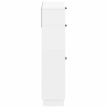 vidaXL Shoe Cabinet HOORN 78 x 24 x 100 cm Engineered Wood White