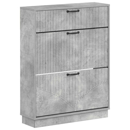 vidaXL Shoe Cabinet HOORN 78 x 24 x 100 cm Engineered Wood
