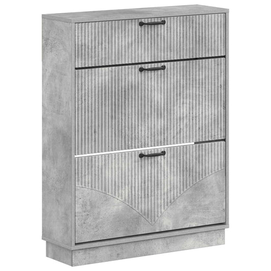 vidaXL Shoe Cabinet HOORN 78 x 24 x 100 cm Engineered Wood
