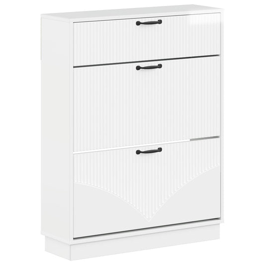 vidaXL Shoe Cabinet HOORN 78 x 24 x 100 cm Engineered Wood