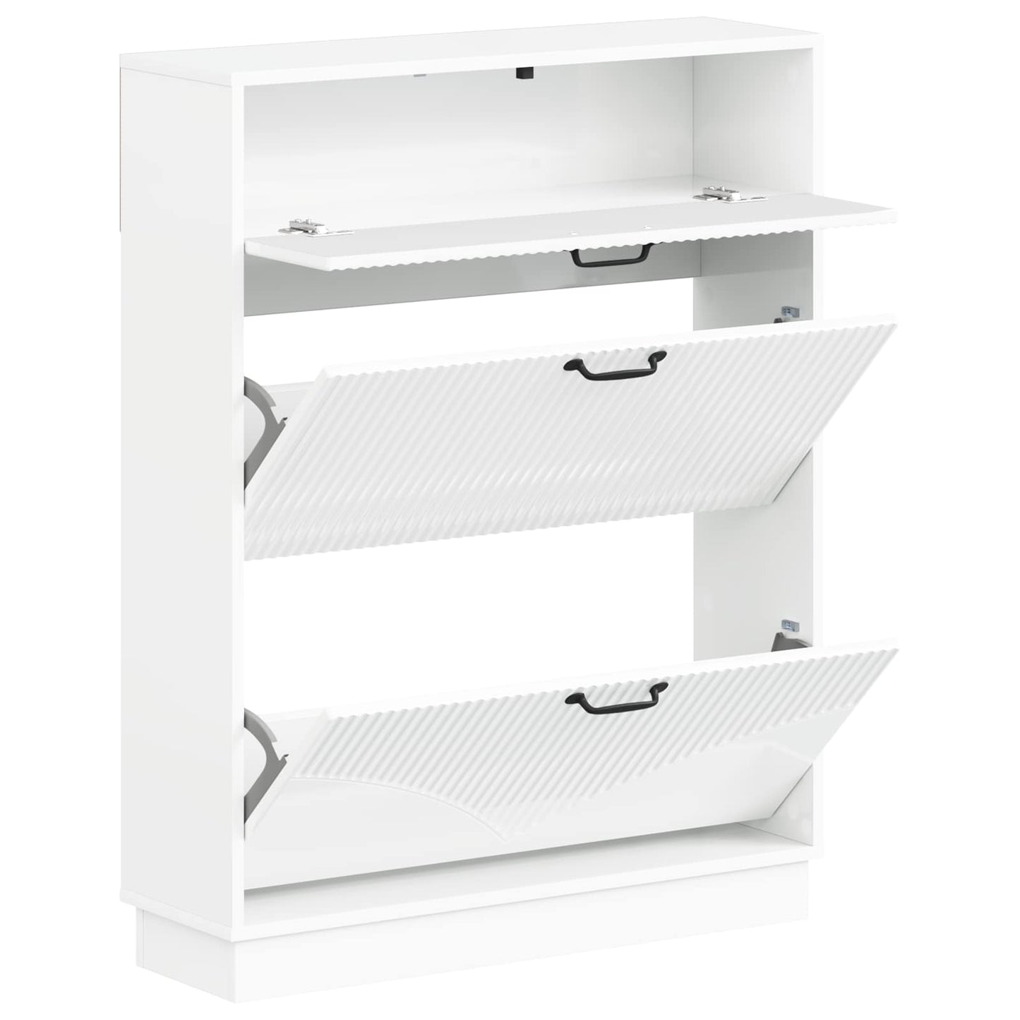 vidaXL Shoe Cabinet HOORN 78 x 24 x 100 cm Engineered Wood