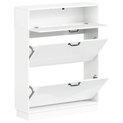vidaXL Shoe Cabinet HOORN 78 x 24 x 100 cm Engineered Wood