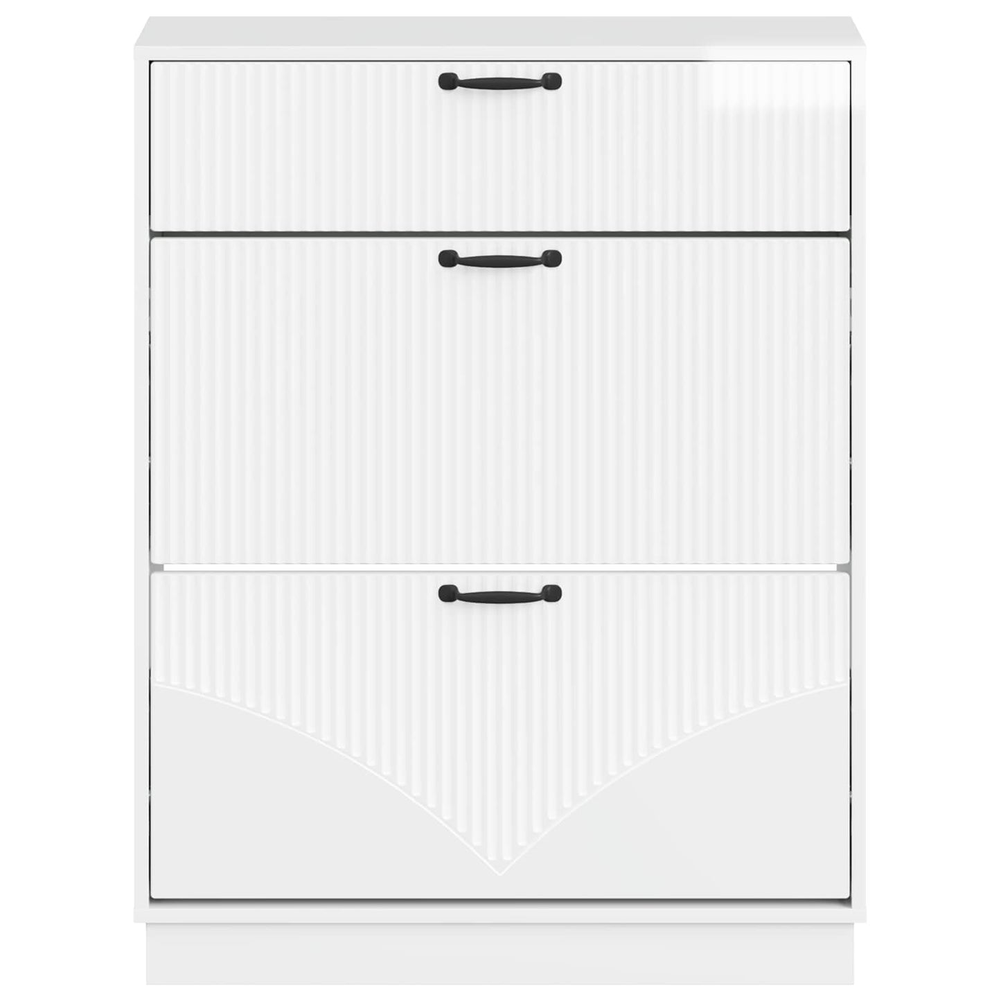 vidaXL Shoe Cabinet HOORN 78 x 24 x 100 cm Engineered Wood