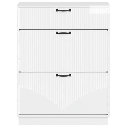 vidaXL Shoe Cabinet HOORN 78 x 24 x 100 cm Engineered Wood