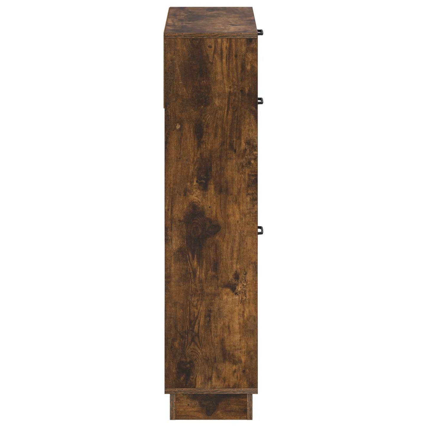 vidaXL Shoe Cabinet HOORN 78 x 24 x 100 cm Engineered Wood Smoked Oak
