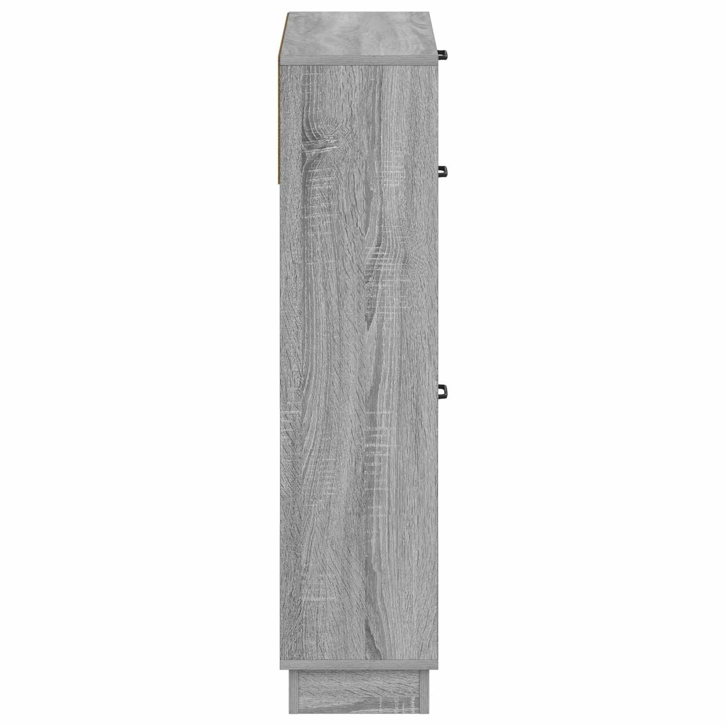 vidaXL Shoe Cabinet HOORN 78 x 24 x 100 cm Engineered Wood Grey Sonoma