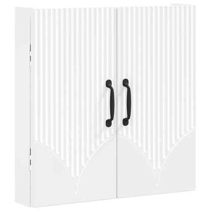 vidaXL Dartboard Cabinet HOORN White 52.5 x 10.5 x 53.5 cm