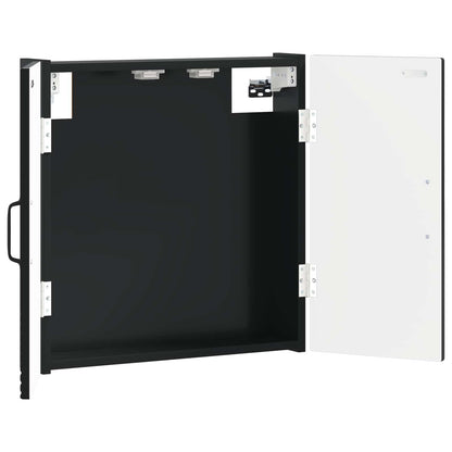 vidaXL Dartboard Cabinet HOORN Black 52.5 x 10.5 x 53.5 cm