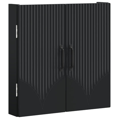 vidaXL Dartboard Cabinet HOORN Black 52.5 x 10.5 x 53.5 cm