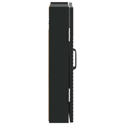vidaXL Dartboard Cabinet HOORN Black 52.5 x 10.5 x 53.5 cm