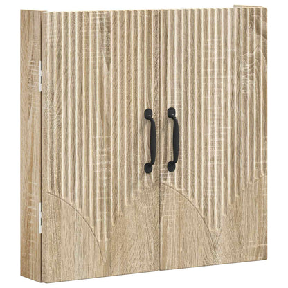 vidaXL Dartboard Cabinet HOORN Sonoma Oak 52.5 x 10.5 x 53.5 cm