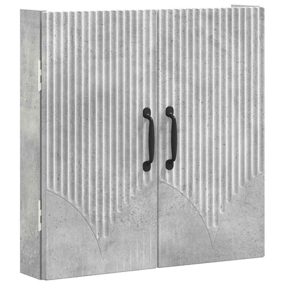 vidaXL Dartboard Cabinet HOORN Concrete Grey 52.5 x 10.5 x 53.5 cm