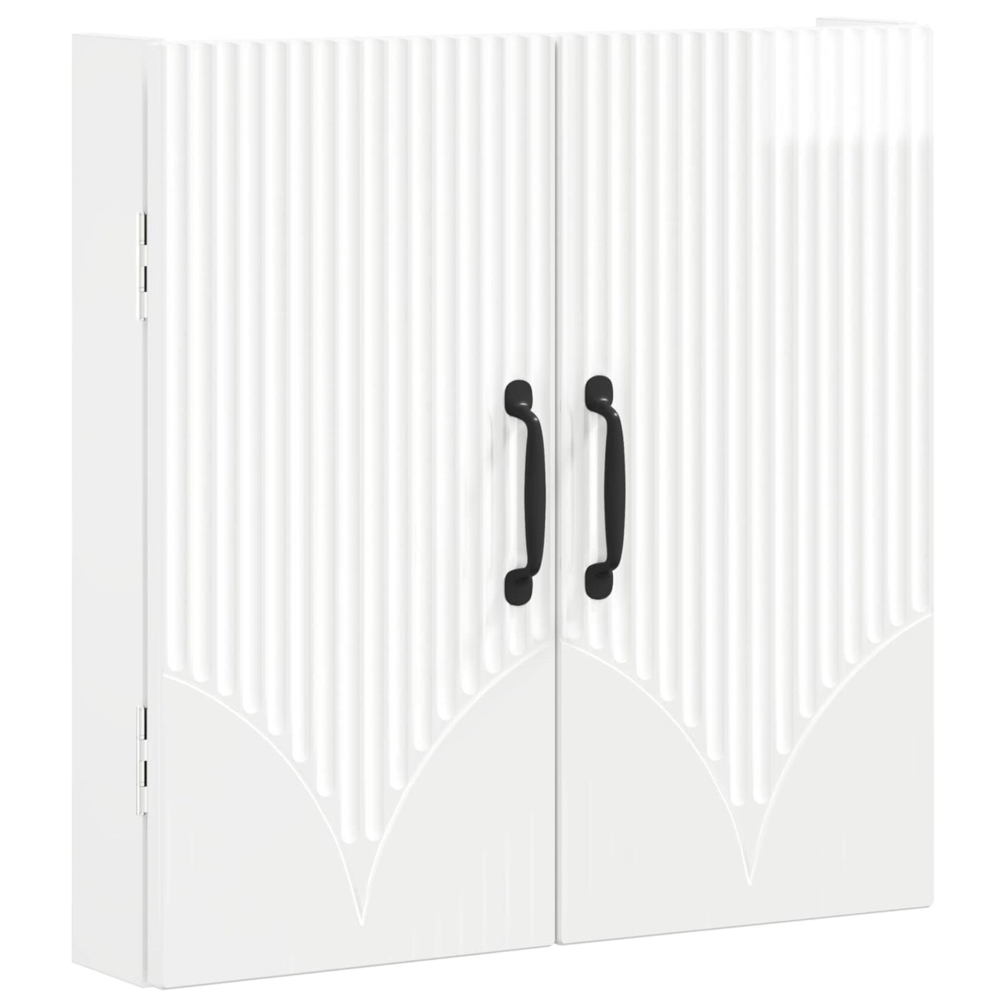 vidaXL Dartboard Cabinet HOORN High Gloss White 52.5 x 10.5 x 53.5 cm
