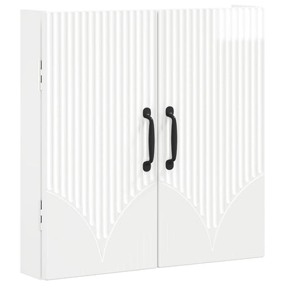 vidaXL Dartboard Cabinet HOORN High Gloss White 52.5 x 10.5 x 53.5 cm
