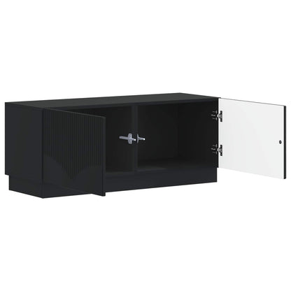 vidaXL TV Cabinet Black Engineered Wood