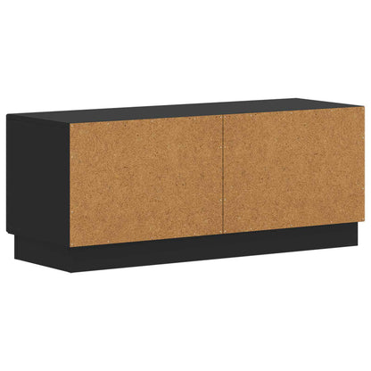 vidaXL TV Cabinet Black Engineered Wood