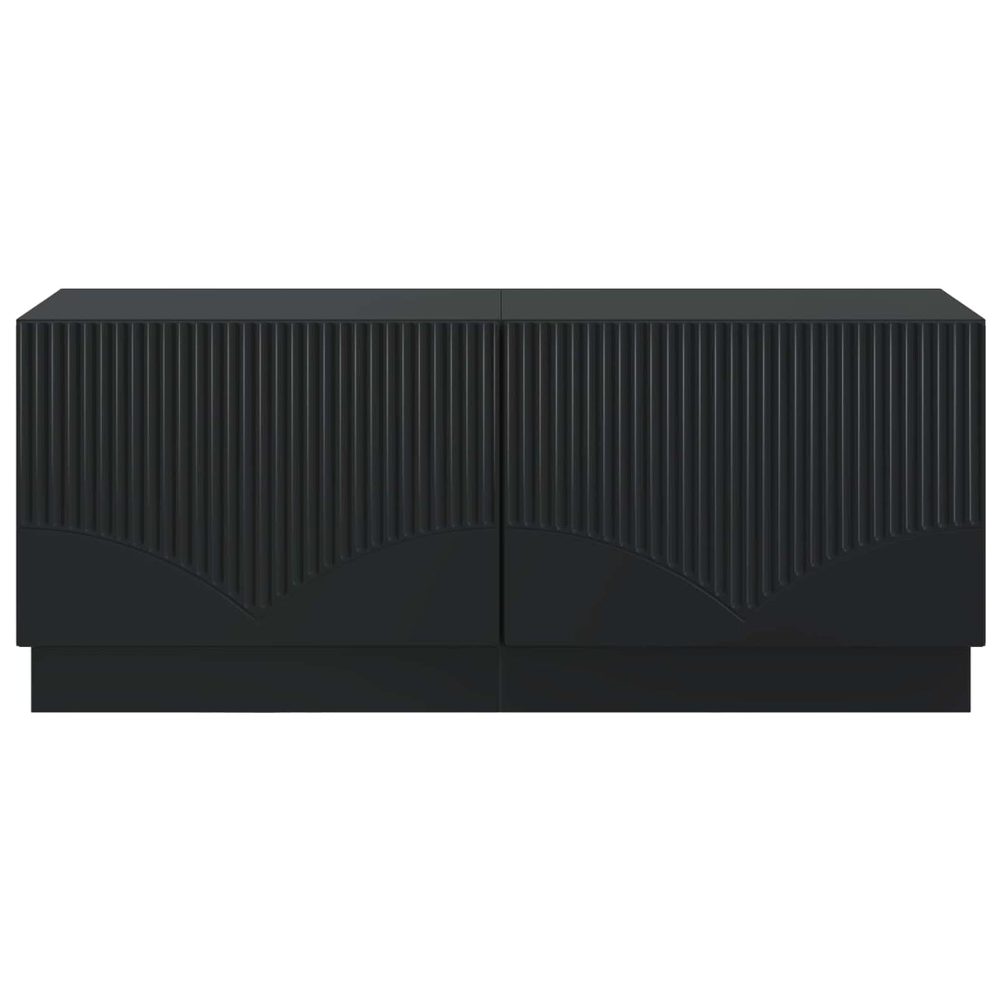 vidaXL TV Cabinet Black Engineered Wood