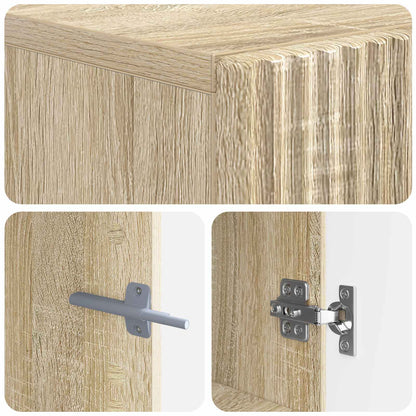 vidaXL TV Cabinet Sonoma Oak Engineered Wood