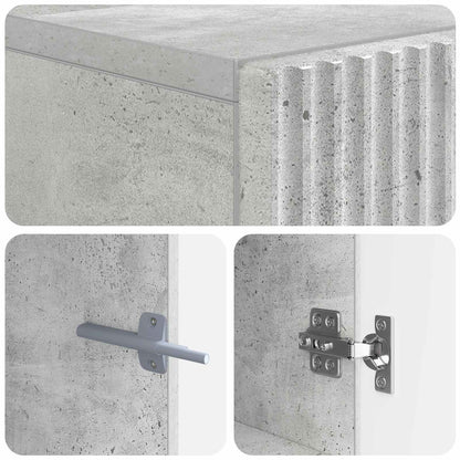 vidaXL TV Cabinet Concrete Grey Engineered Wood