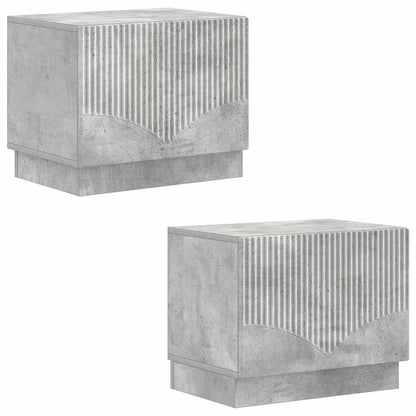 vidaXL TV Cabinet Concrete Grey Engineered Wood