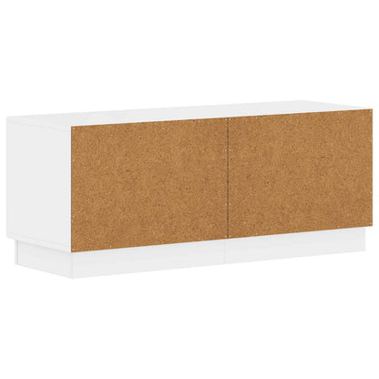 vidaXL TV Cabinet High Gloss White Engineered Wood