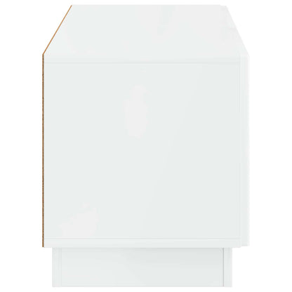 vidaXL TV Cabinet High Gloss White Engineered Wood