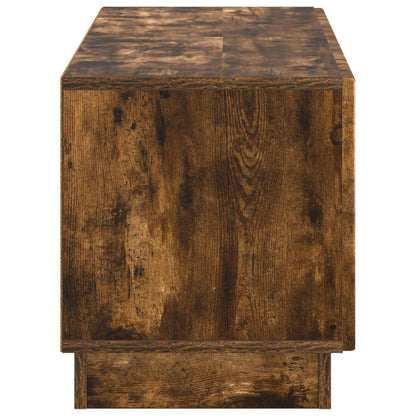 vidaXL TV Cabinet Smoked Oak Engineered Wood