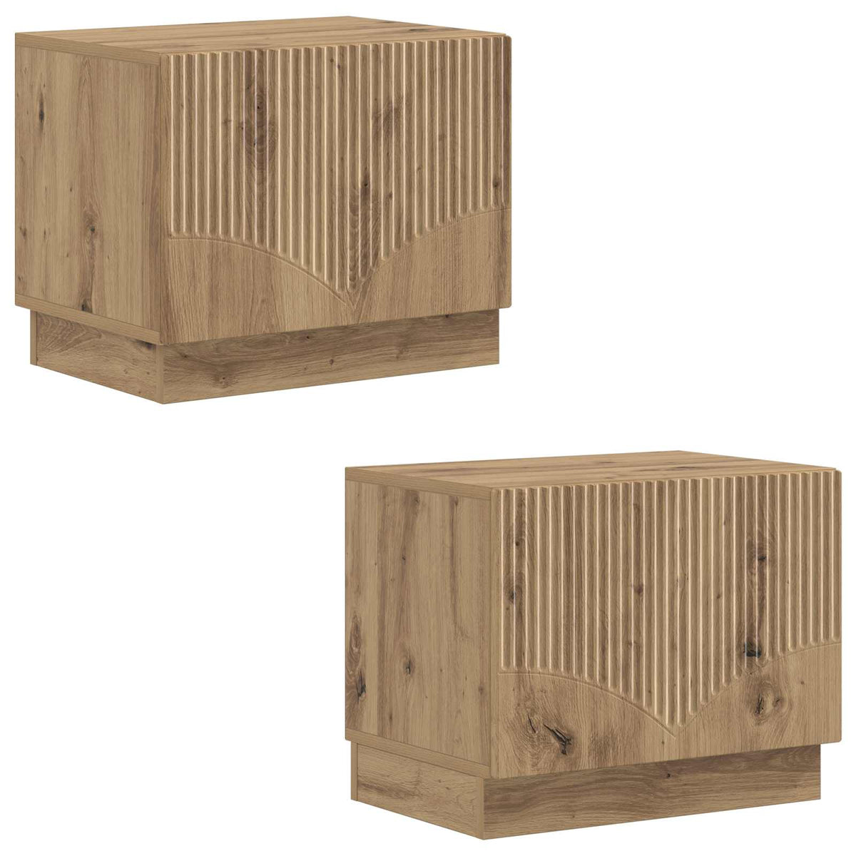 vidaXL TV Cabinet Artisan Oak Engineered Wood