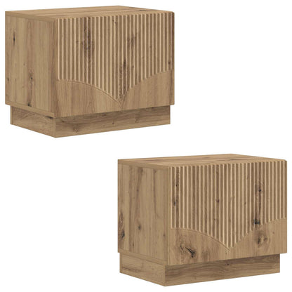 vidaXL TV Cabinet Artisan Oak Engineered Wood