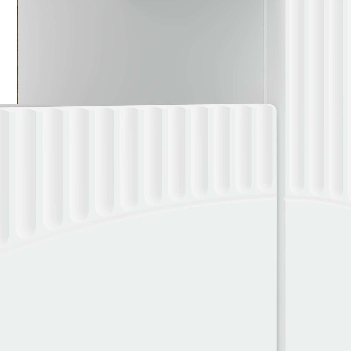 vidaXL LED TV Cabinet White Engineered Wood