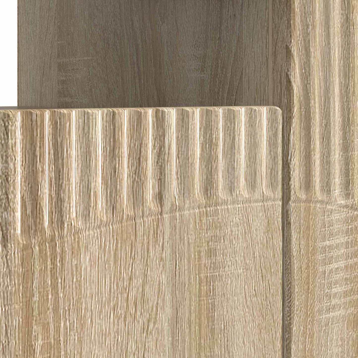 vidaXL LED TV Cabinet Sonoma Oak Engineered Wood
