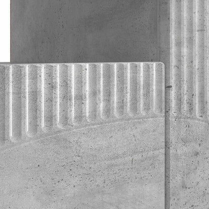 vidaXL LED TV Cabinet Concrete Grey Engineered Wood