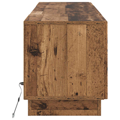 vidaXL LED TV Cabinet Old Wood Engineered Wood