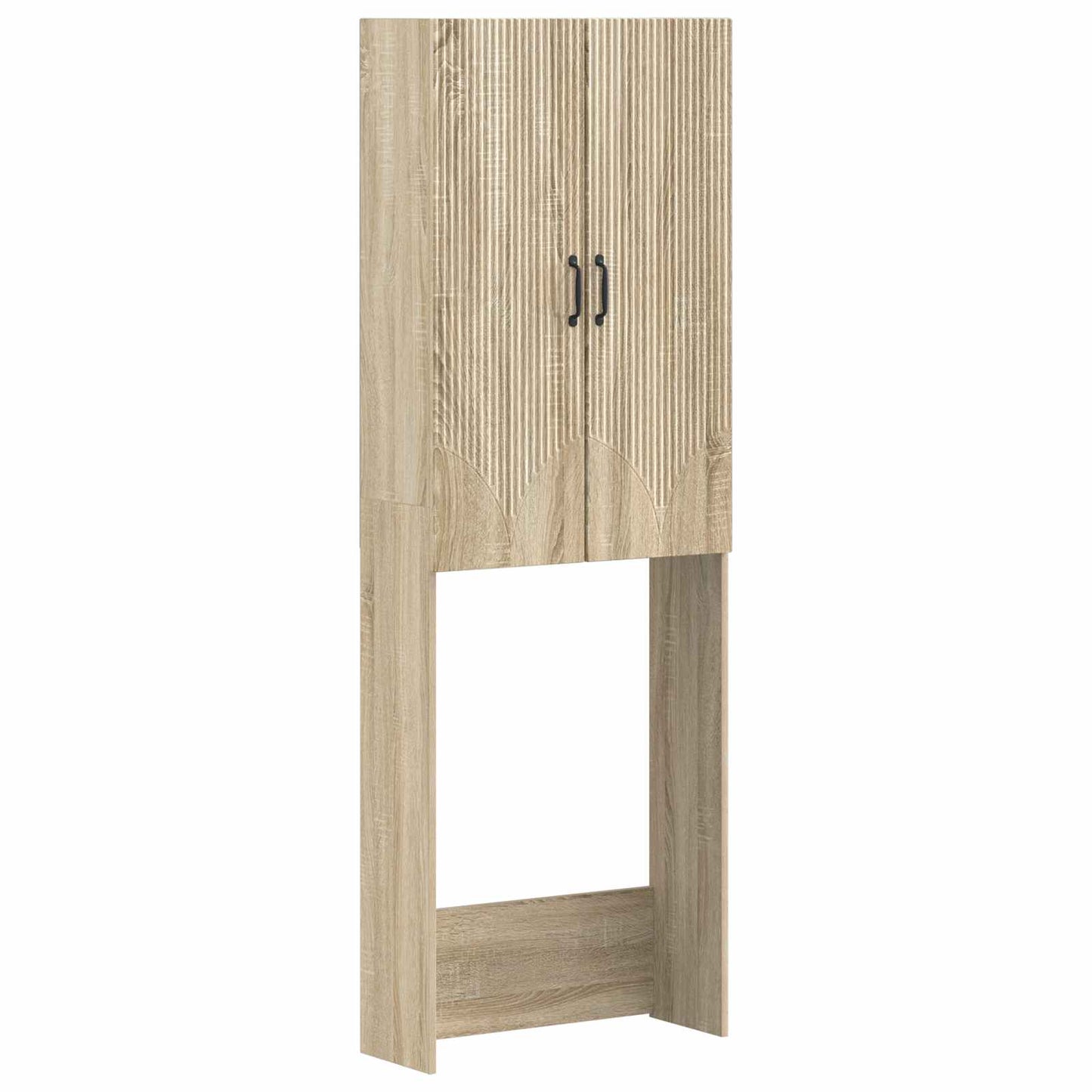 vidaXL Toilet Cabinet HOORN Sonoma Oak 66 x 25.5 x 190 cm