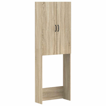 vidaXL Toilet Cabinet HOORN Sonoma Oak 66 x 25.5 x 190 cm