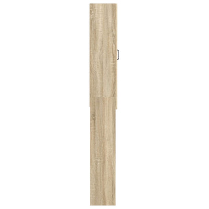 vidaXL Toilet Cabinet HOORN Sonoma Oak 66 x 25.5 x 190 cm