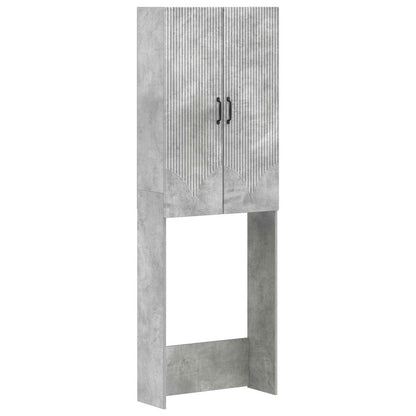 vidaXL Toilet Cabinet HOORN Concrete Grey 66 x 25.5 x 190 cm