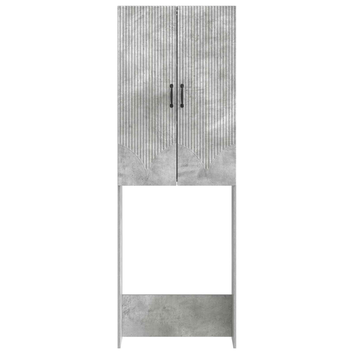 vidaXL Toilet Cabinet HOORN Concrete Grey 66 x 25.5 x 190 cm