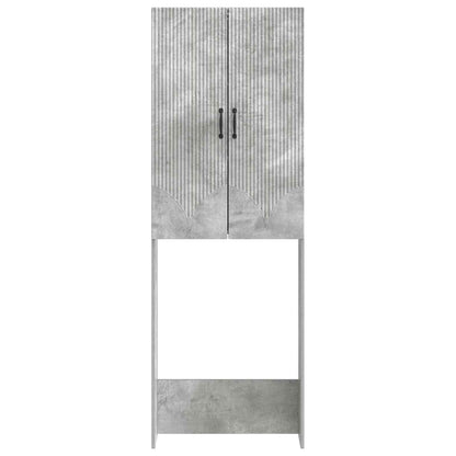 vidaXL Toilet Cabinet HOORN Concrete Grey 66 x 25.5 x 190 cm