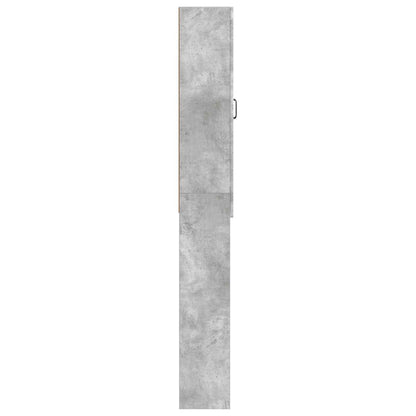 vidaXL Toilet Cabinet HOORN Concrete Grey 66 x 25.5 x 190 cm