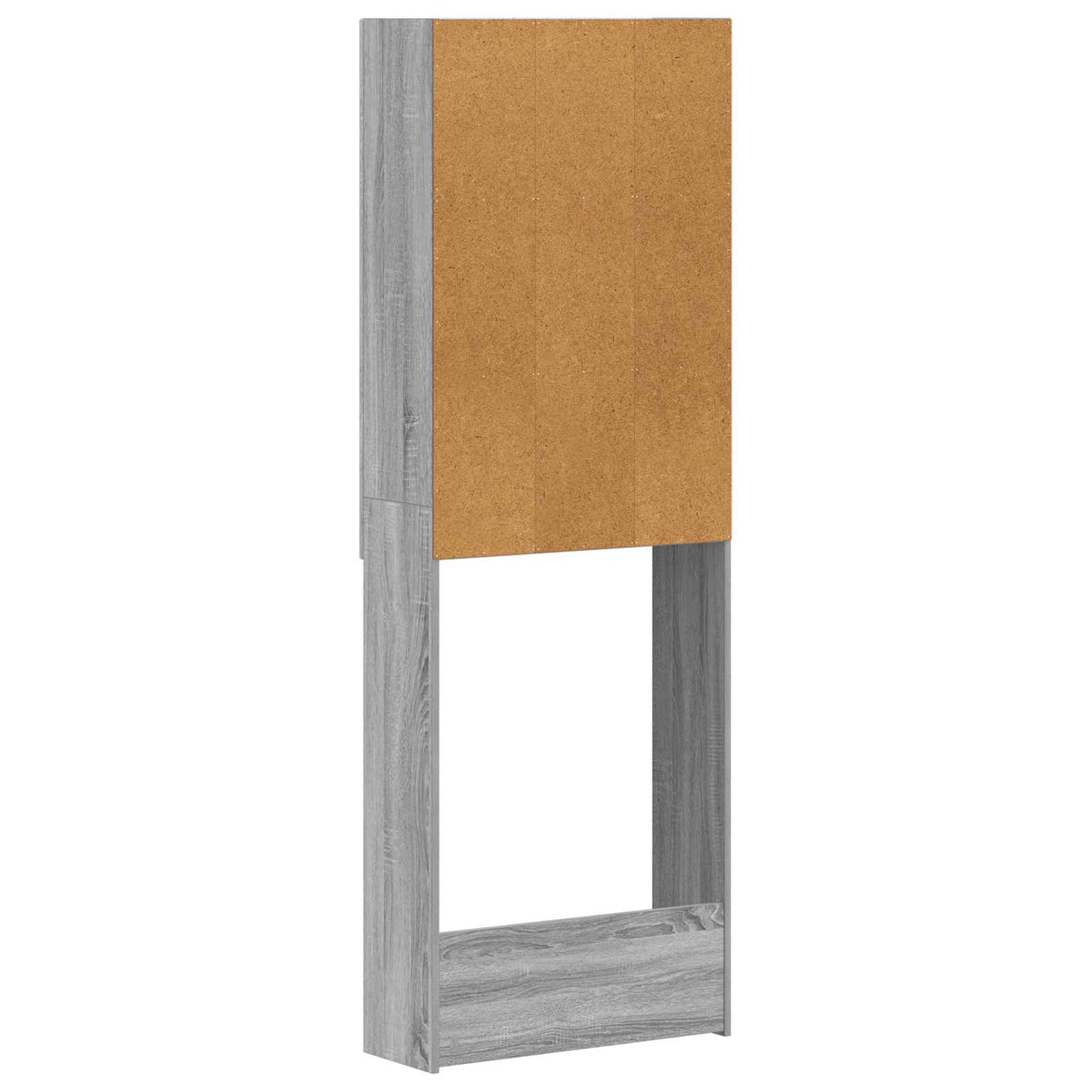 vidaXL Toilet Cabinet HOORN Grey Sonoma 66 x 25.5 x 190 cm